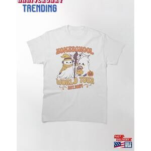 Homeschool World Tour Halloween Tshirt Unisex